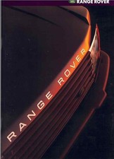 Catalogue Brochure Land Rover Range Rover 1996 Grande Bretagne / U.K.