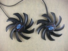 Pair Fans Cooler Fan For Sapphire HD7870 7950 7970 6850 6970 FD7010H12S 85mm