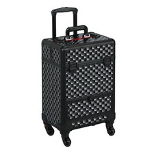 Valise à Maquillage Trolley à Cosmétiques Vanity-case avec Roulettes Beauty Case