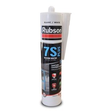 RUBSON 7S PLUS SILICONE NEUTRE MASTIC SANITAIRE CHAMBRE FROIDE BLANC - 300ml