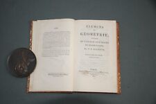 Sciences Mathématique Algèbre S.F. Lacroix Elémens de géométrie 1822