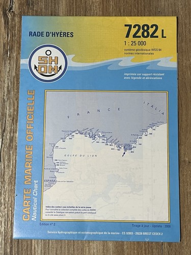 Carte marine shom - marine, rade