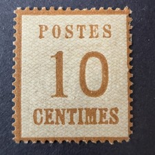 Alsace Lorraine Y&T 5 "10c brun" NEUF * - TB