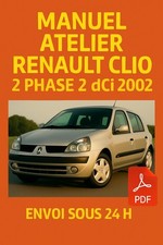 Manuel Atelier Renault Clio 2