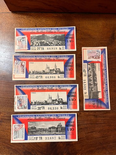 Lot billets loterie - lot,