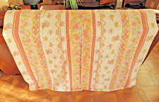 Nappe rectangulaire 138x215cm 100% coton Nydel linge cuisine décor gai de fleurs