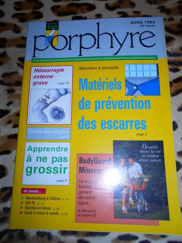 Revue porphyre préparateur - revue, porphyre,