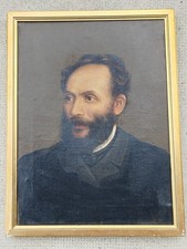 ancien portrait homme barbu