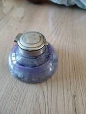 ancien encrier en verre très bonne état sans marque 