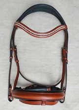 Browband de dressage en cuir