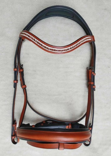 Browband dressage cuir - browband, de