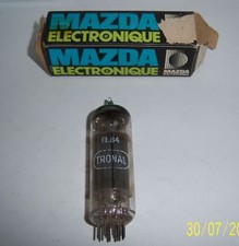 TRONAL EL84 LAMPE TUBE RADIO TSF AMPLI A LAMPE ANNÉES 1960 .