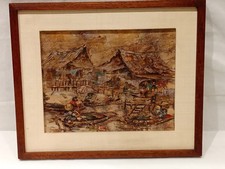TABLEAU PEINTURE CHINOISE CHINE ASIATIQUE JAPONAIS EXTREME ORIENT ASIE