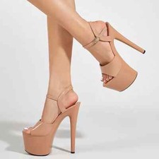 Sandales 17 Cm Femme Talon