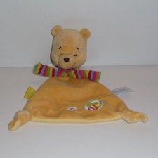 Doudou Ours Winnie Disney - Jaune Echarpe
