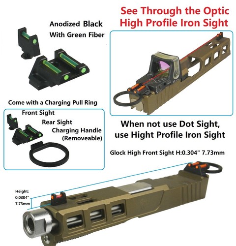 High profile black front - profile, rear