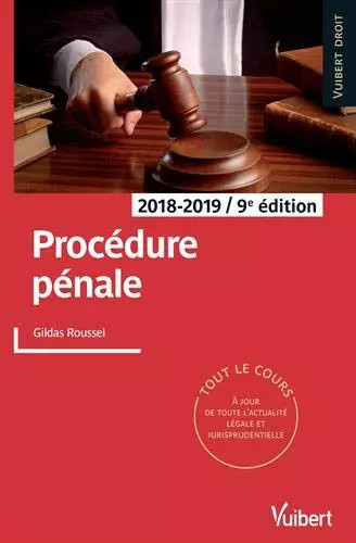Procédure pénale 2018-2019