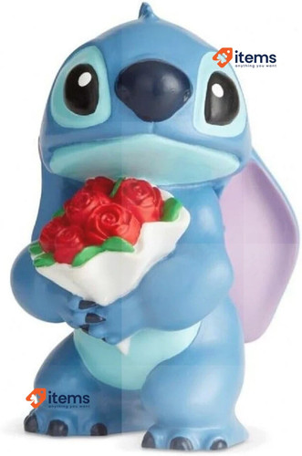 Figurine fleurs stitch - figurine,