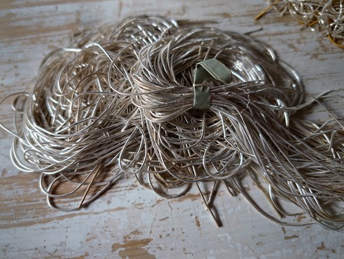 Lot canetilles argent - lot,