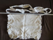 ancien tablier soubrette coton
