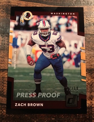 2017 donruss football - 2017, zach