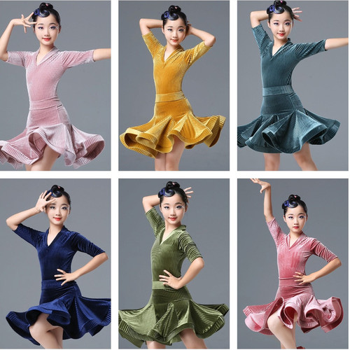 Velours fille enfants ruffles - velours,