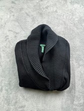 Gilet noir à boucle col