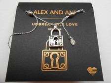 Alex and Ani Unbreakable Love Necklace Rafaelian Silver NWTBC