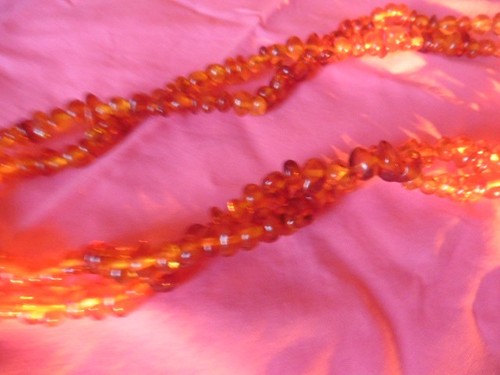 Ancien collier ambre la - collier, en
