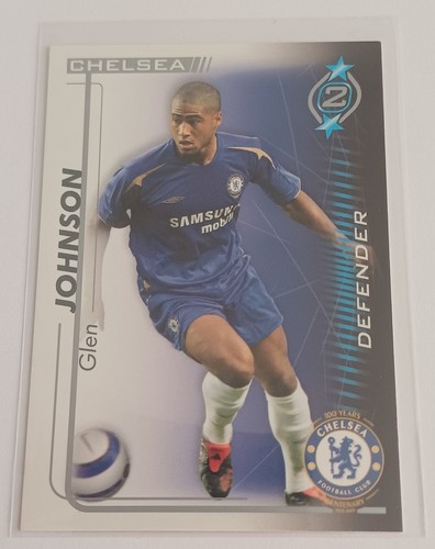 Card glen johnson - glen, chelsea