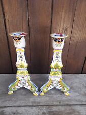 paire bougeoirs ancien