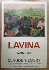 LAVINA 1985 AFFICHE ORIGINALE
