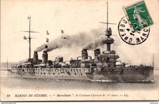27303 cpa Marine de Guerre " Marseillaise "
