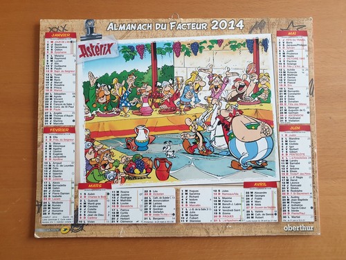 Calendrier poste 2014 - la,