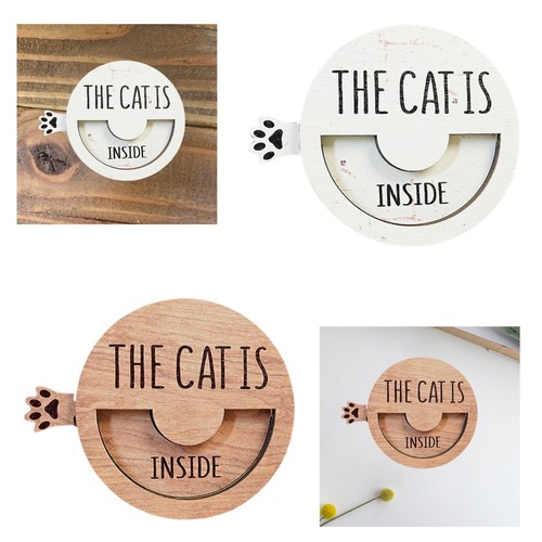 Panneau chat dedans ou - panneau, « chat