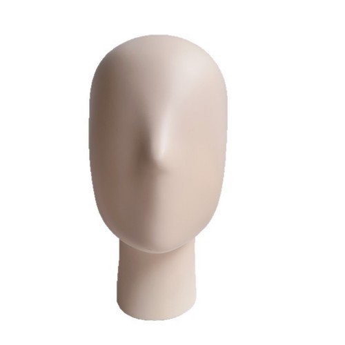 Tête mannequin beige fibres - mannequin,