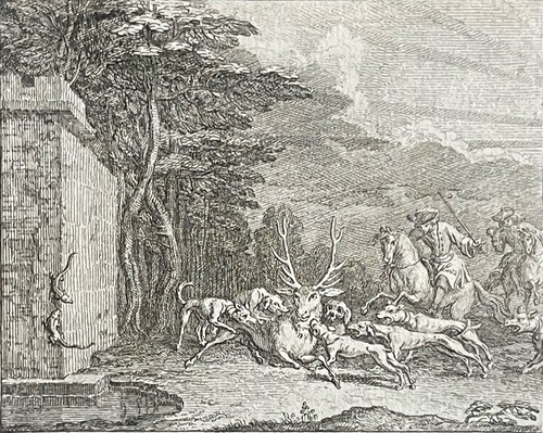 Les deux lézards chasse - les,
