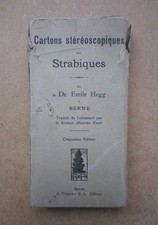 Anciennes cartes stéréoscopique pour strabiques opticien ophtalmologiste optique
