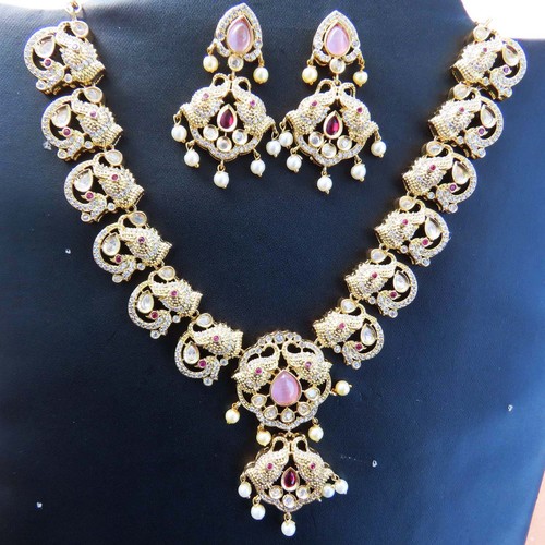 Parure collier zircon - collier,
