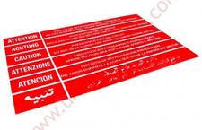 AUTOCOLLANT STICKER MOTEUR REFROIDISSEMENT PEUGEOT 309 205 GTI CTI GTI 16 RALLYE