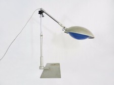 Ancienne lampe de bureau, lampe d'atelier articulée Ferdinand Solere 