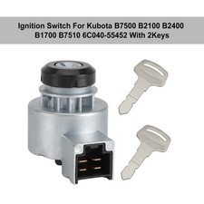 Interrupteur D'Allumage Avec Clés Pour Kubota B2400 B2100 B7500 6C040-55452'