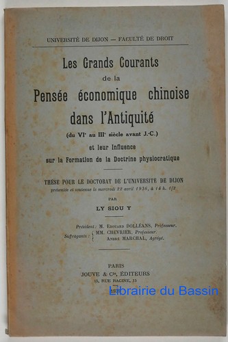 Courants pensée économique - courants,