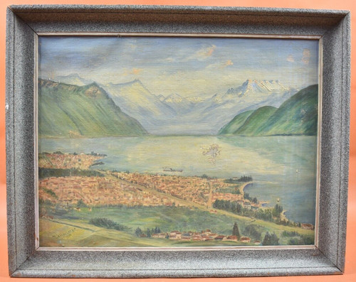 Peinture huile sur - peinture, à