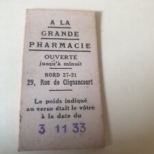 COLLECTION 5 ANCIENS TICKETS