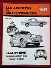 Les Archives du collectionneur, numéro 22 - Dauphine, Dauphine Gordini Ondine