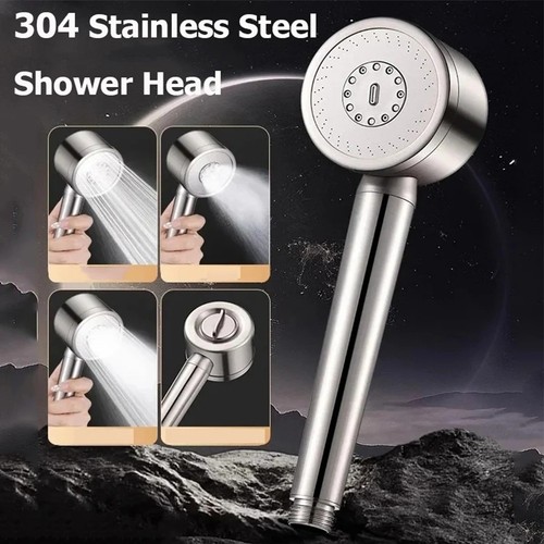 Pommeau douche acier - pommeau,