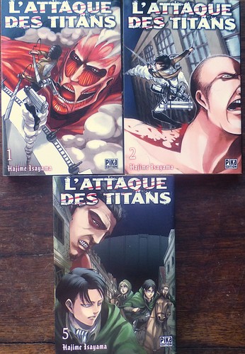 Attaque des titans mangas - l'attaque,
