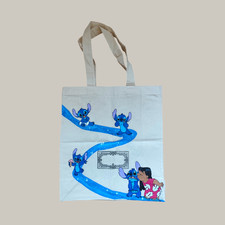 Tote bag Stitch peint à la