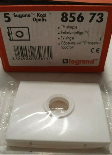 Legrand sagane opalis - opalis, blanc